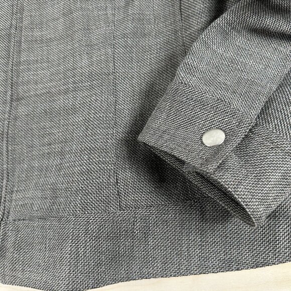 Finity Studio Wool Blend Jacket Women's 10 Brown tweed Pristine! - Picture 2 of 9